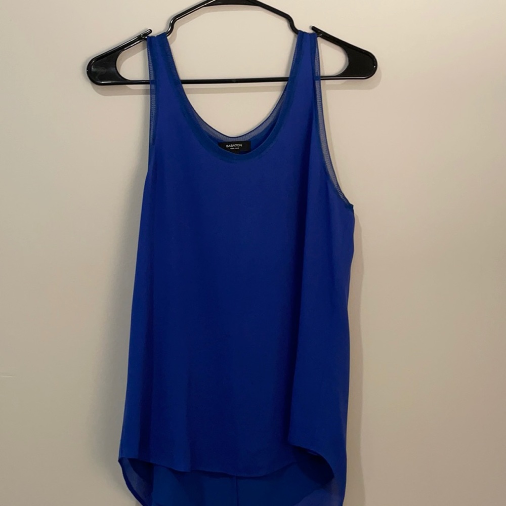 Babaton Blue tank top blouse